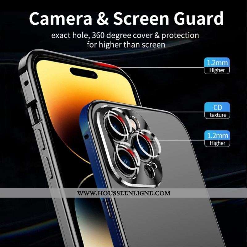 Coque iPhone 14 Pro Max Cadre Métal