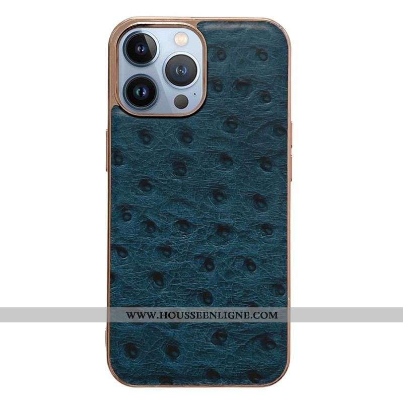 Coque iPhone 14 Pro Max Cuir Véritable Texturé