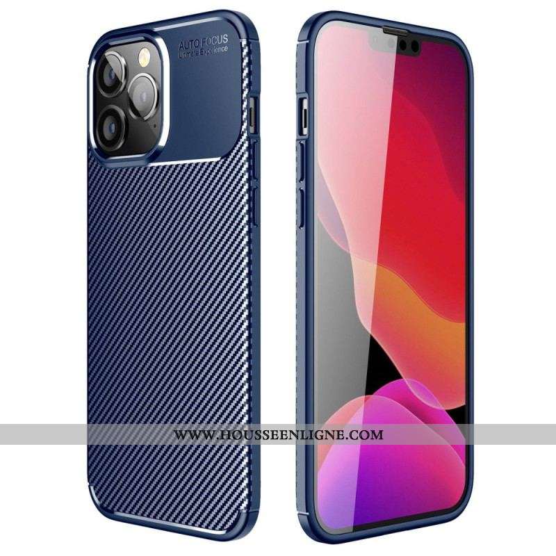 Coque iPhone 14 Pro Max Fibre Carbone Flexible