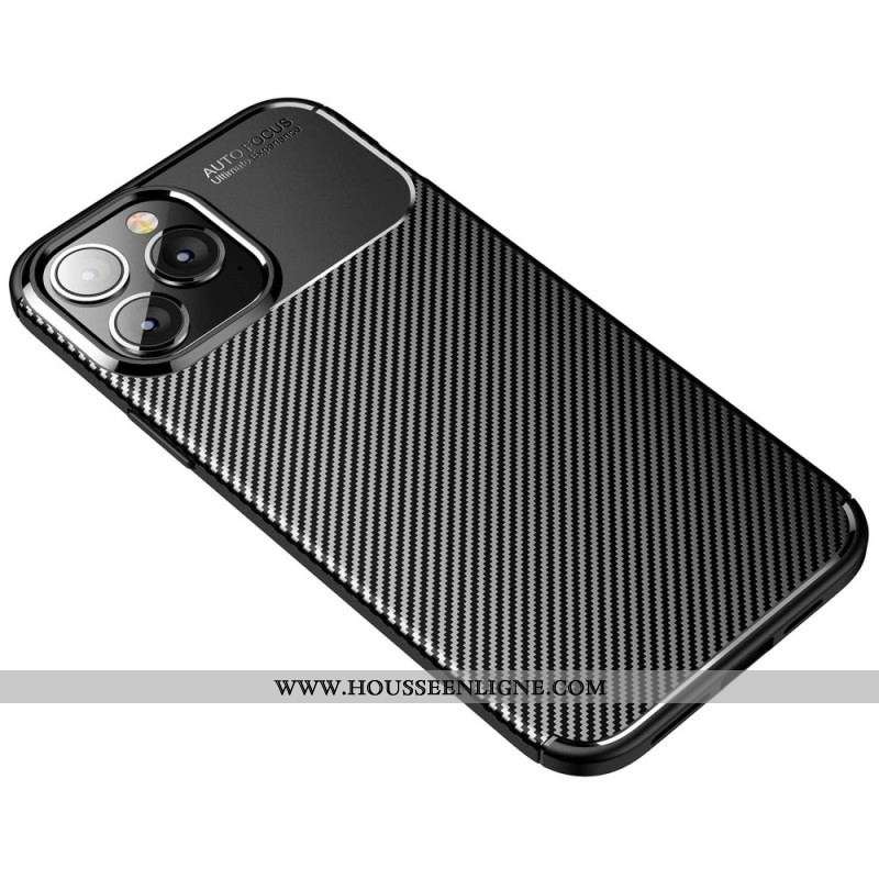 Coque iPhone 14 Pro Max Fibre Carbone Flexible