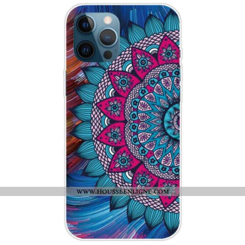 Coque iPhone 14 Pro Max Mandala Coloré
