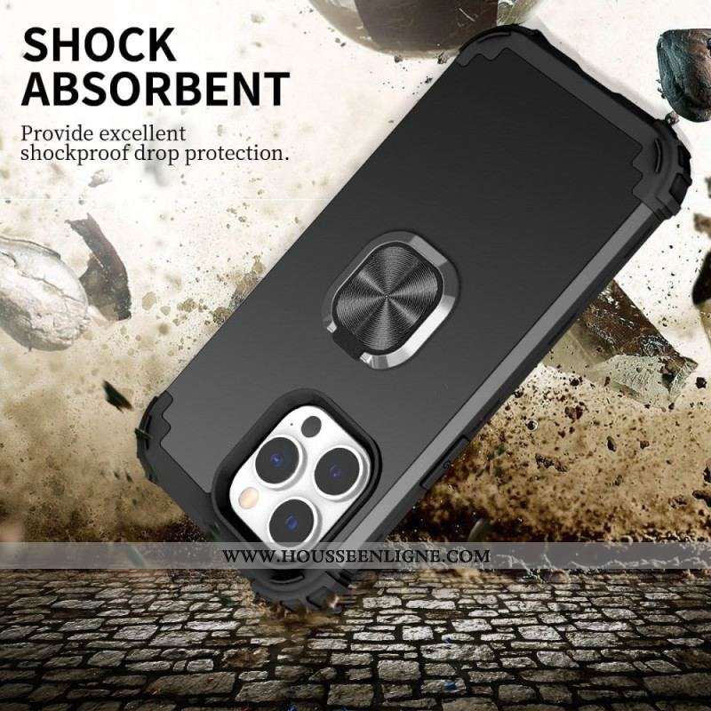 Coque iPhone 14 Pro Max Renforcée avec Anneau-Support