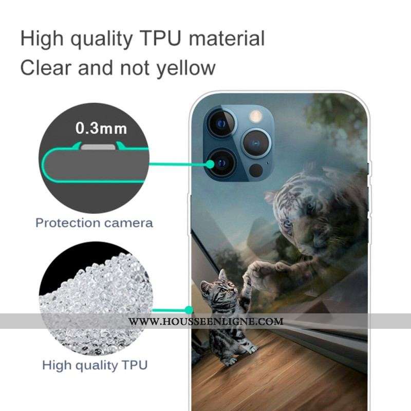 Coque iPhone 14 Pro Max Rêve de Félin