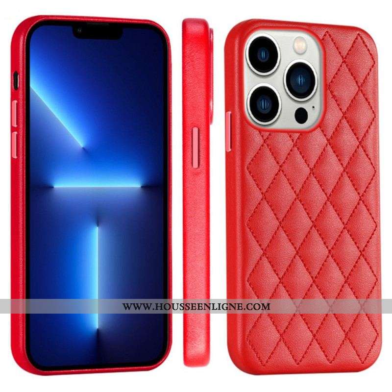 Coque iPhone 14 Pro Max Style Matelassé Compatible Magsafe