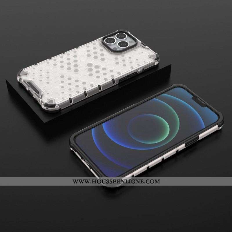 Coque iPhone 14 Pro Max Style Nid d'Abeille