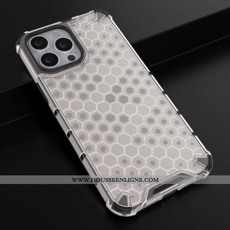 Coque iPhone 14 Pro Max Style Nid d'Abeille