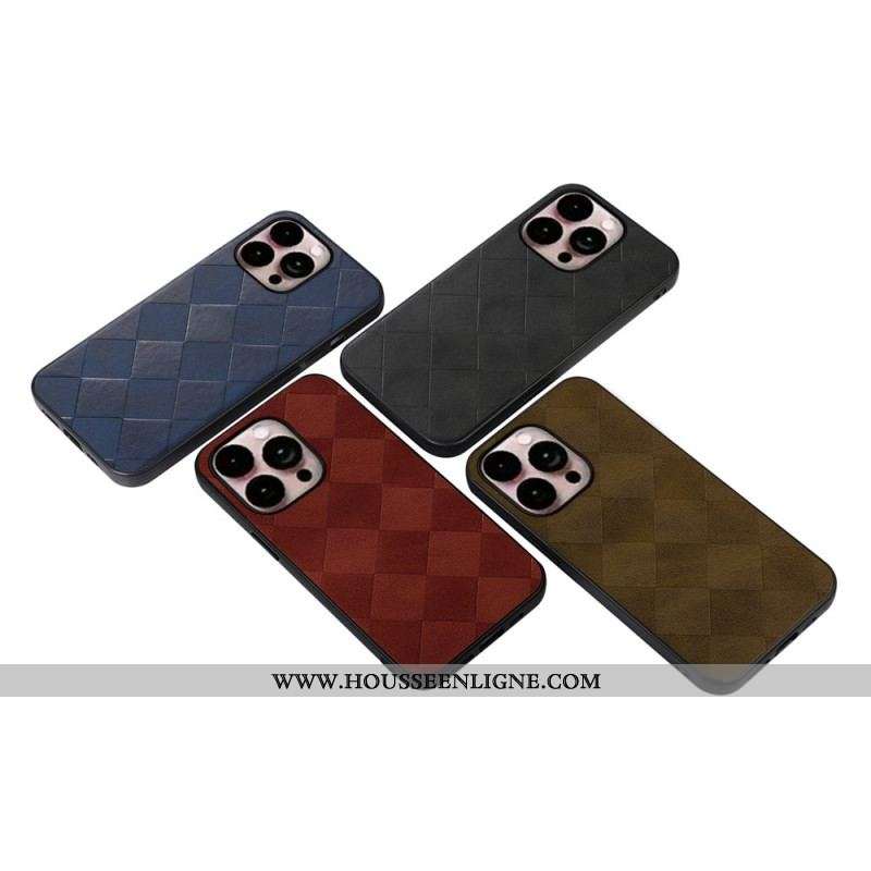 Coque iPhone 14 Pro Max Texture Tissée