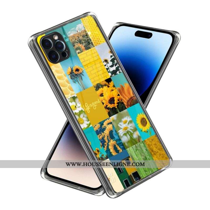 Coque iPhone 14 Pro Max Tournesols Intenses