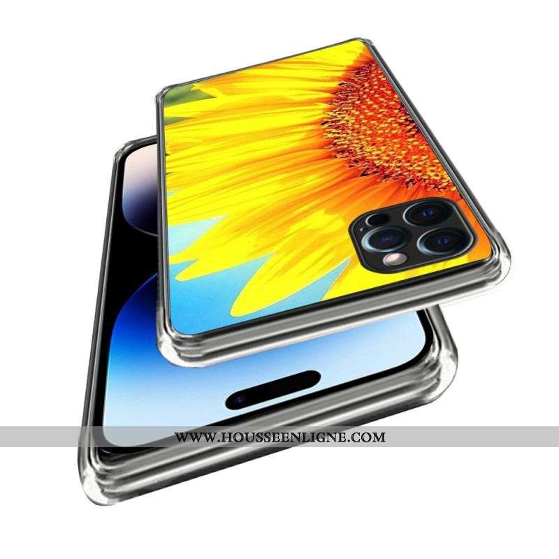 Coque iPhone 14 Pro Max Tournesols