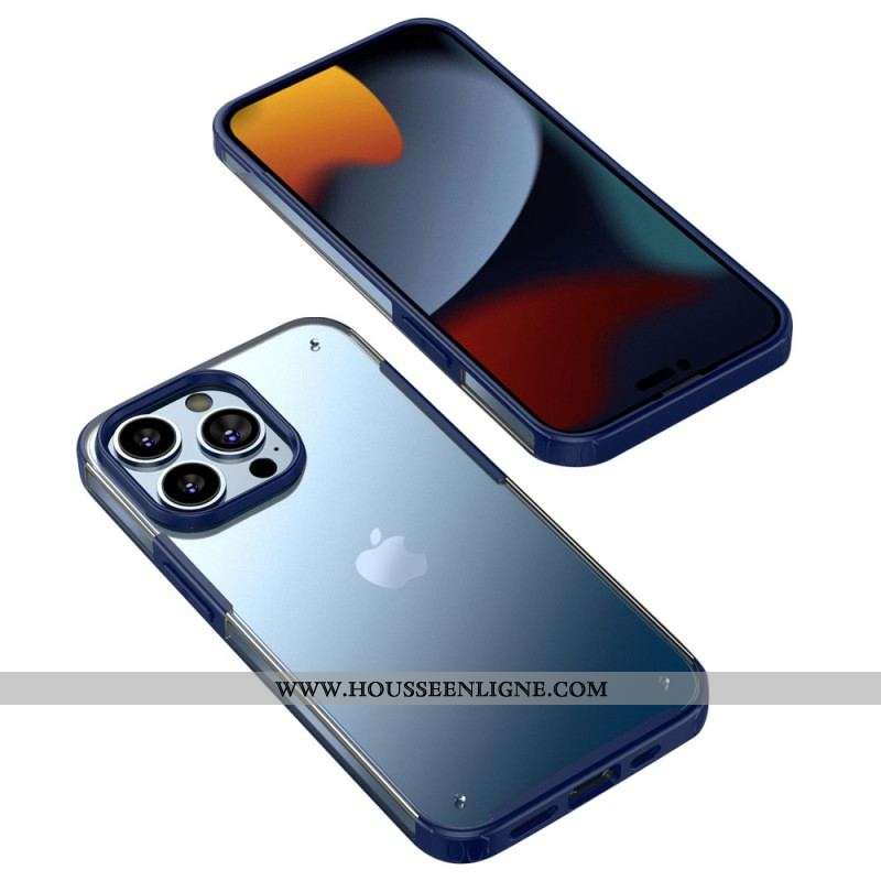Coque iPhone 14 Pro Max Translucide Rebords Silicone