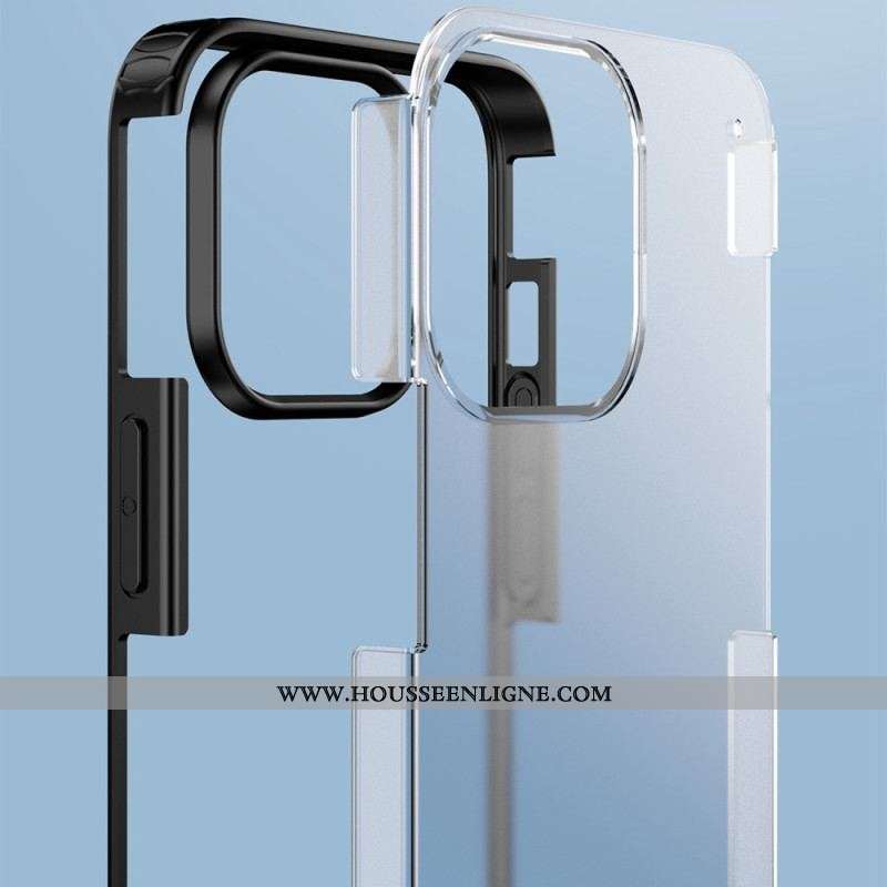 Coque iPhone 14 Pro Max Translucide Rebords Silicone