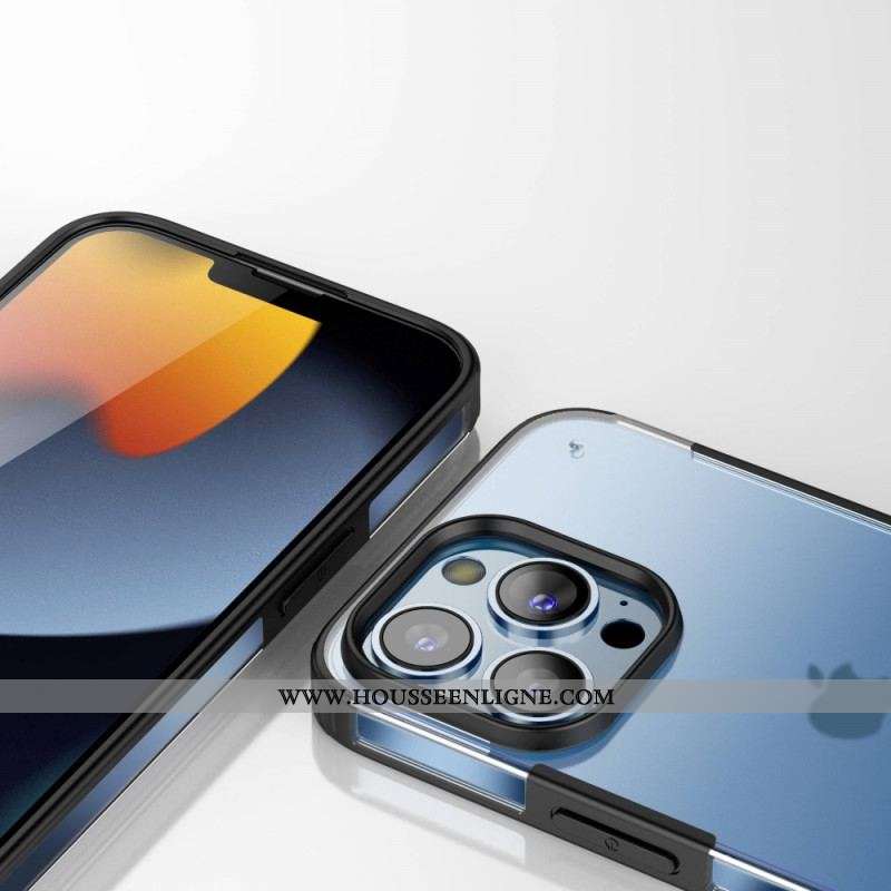 Coque iPhone 14 Pro Max Translucide Rebords Silicone