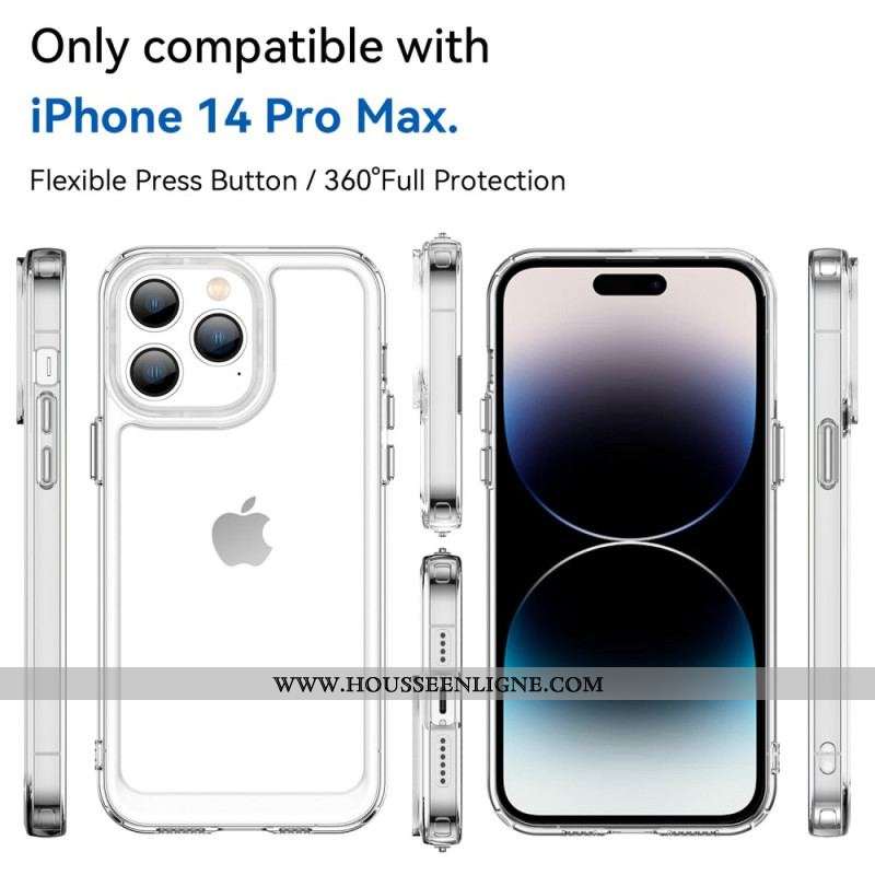 Coque iPhone 14 Pro Max Transparente Candy Series