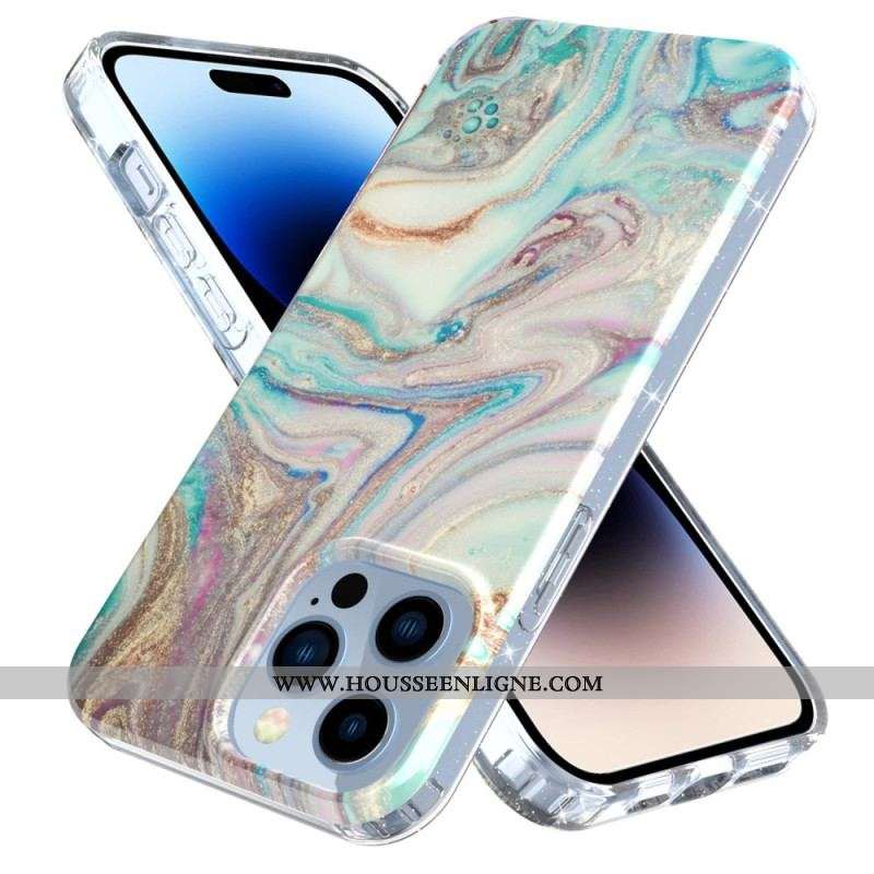 Coque iPhone 14 Pro Max Unique Marbre