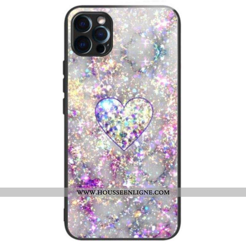 Coque iPhone 14 Pro Max Verre Trempé Coeur