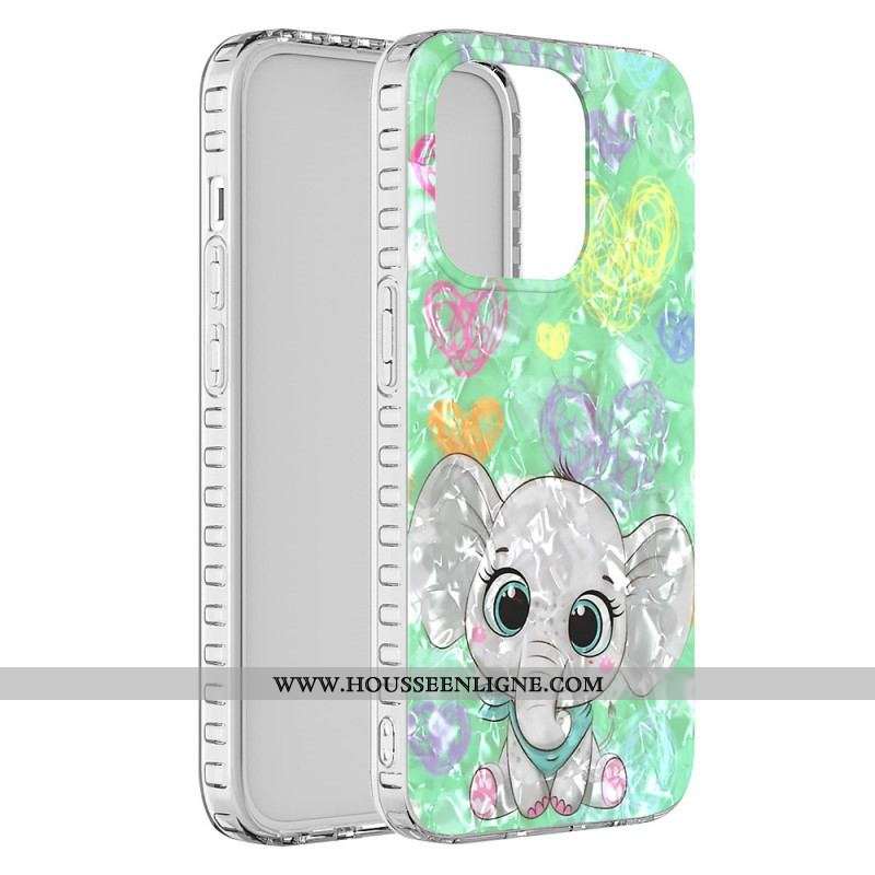 Coque iPhone 14 Pro Max Éléphant Stylé