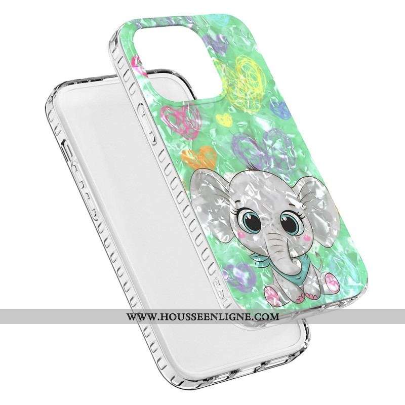 Coque iPhone 14 Pro Max Éléphant Stylé