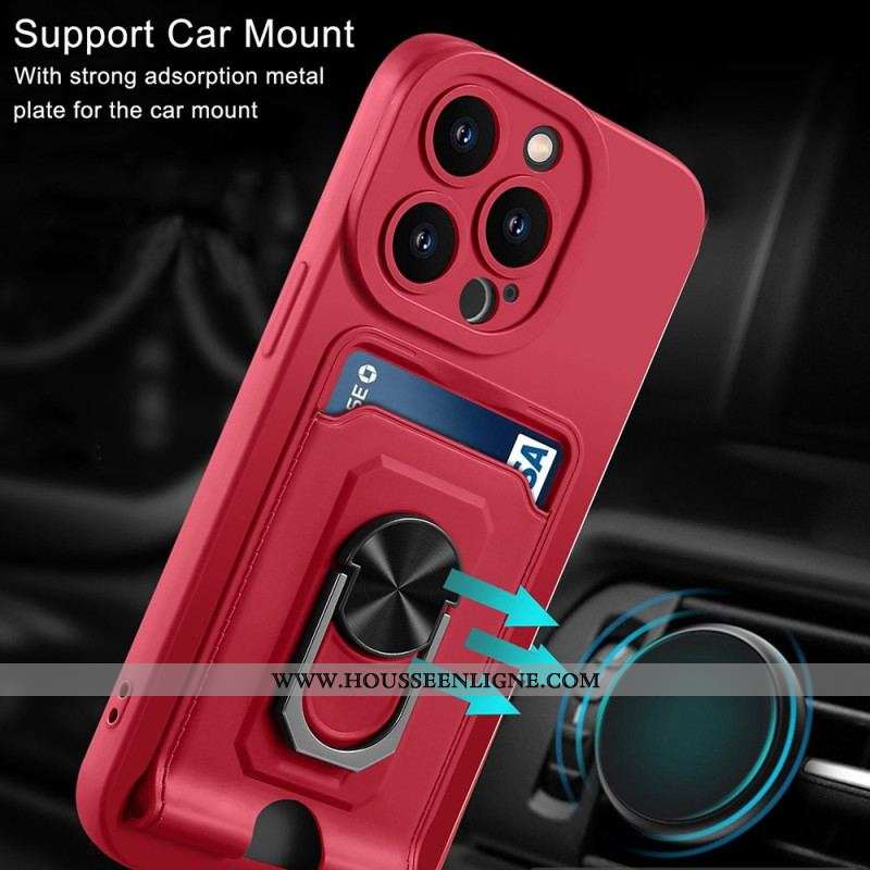 Coque iPhone 14 Pro Max à Cordon Porte-Carte et Support