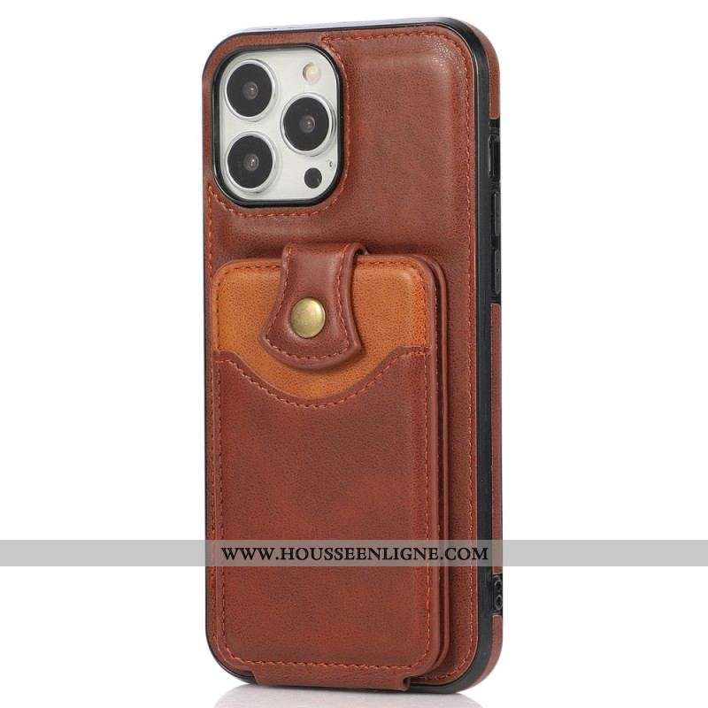 Coque iPhone 14 Pro Porte-Cartes Rabattable