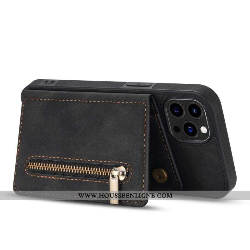 Coque iPhone 14 Pro Portefeuille Support Mains Libres