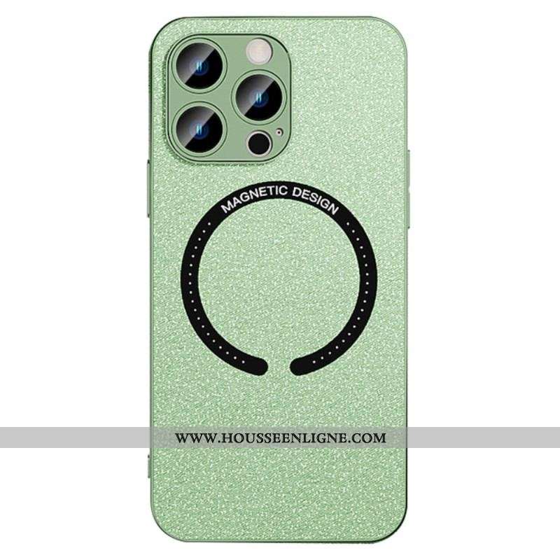 Coque iPhone 14 Pro Simili Cuir Compatible Magsafe