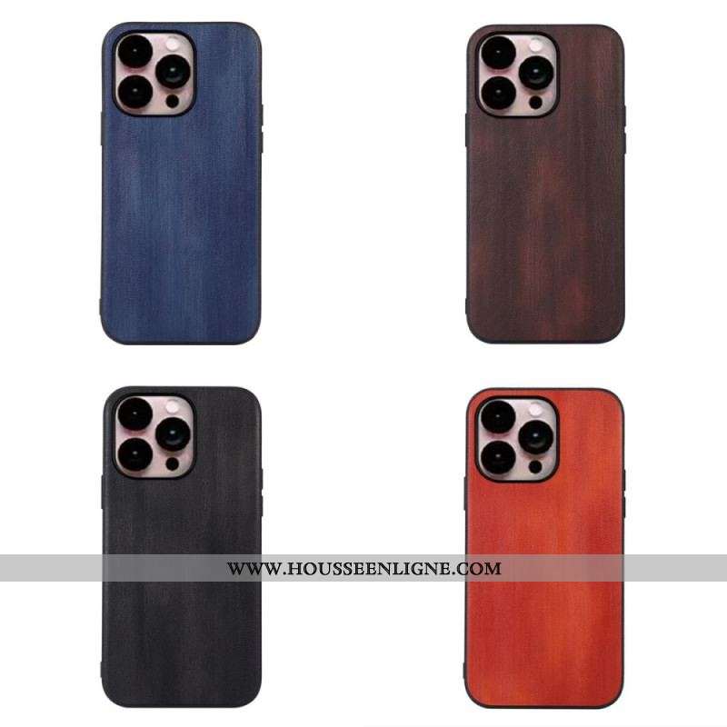 Coque iPhone 14 Pro Texture Cuir