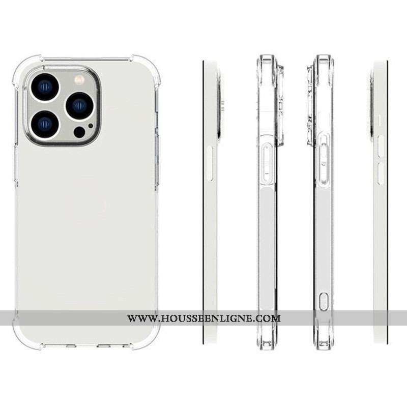 Coque iPhone 14 Pro Transparente Coins Renforcés