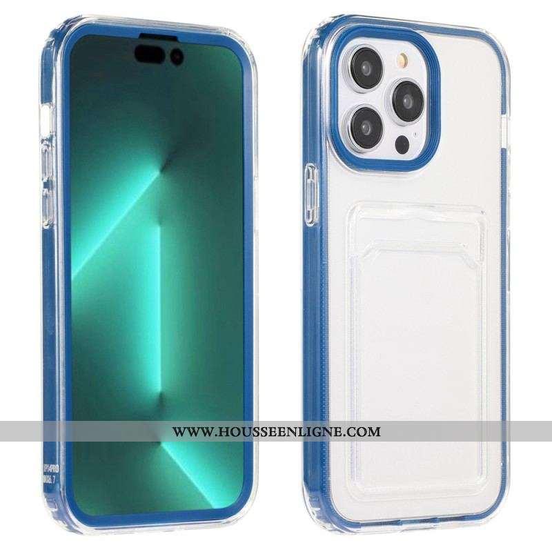 Coque iPhone 14 Pro Transparente Porte-Carte