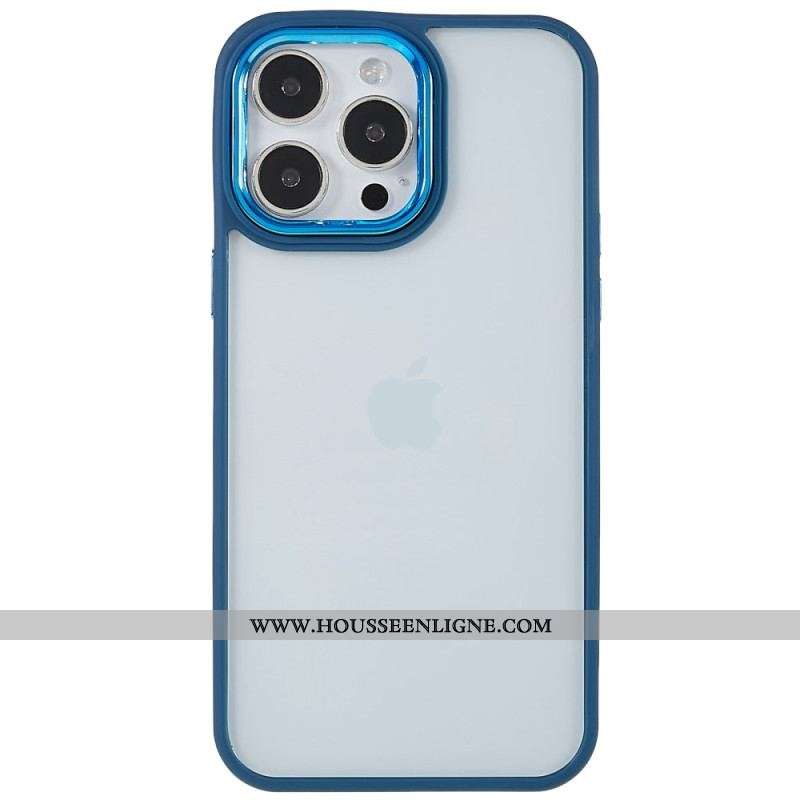 Coque iPhone 14 Pro Transparente Rebords Colorés