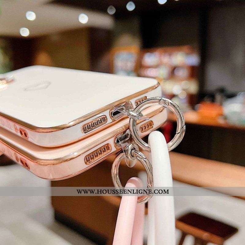Coque iPhone 14 Pro avec Anneau Coeur