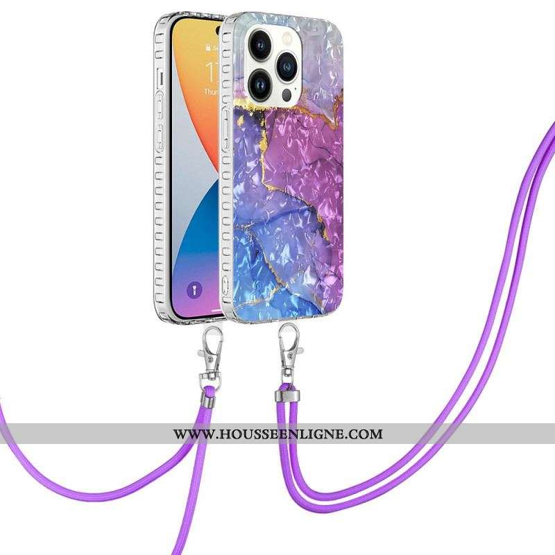 Coque iPhone 14 Pro à Cordon Stylée