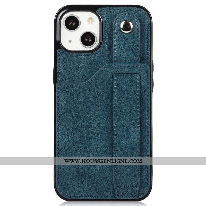 Coque iPhone 14 RFID Porte-Cartes avec Sangle