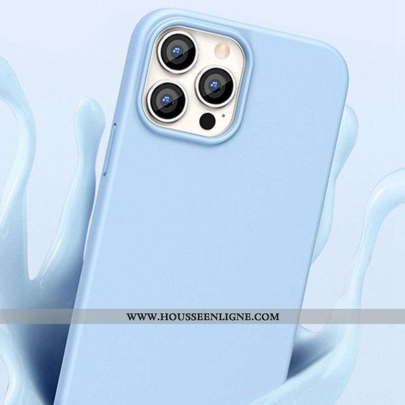 Coque iPhone 14 Silicone Luxe