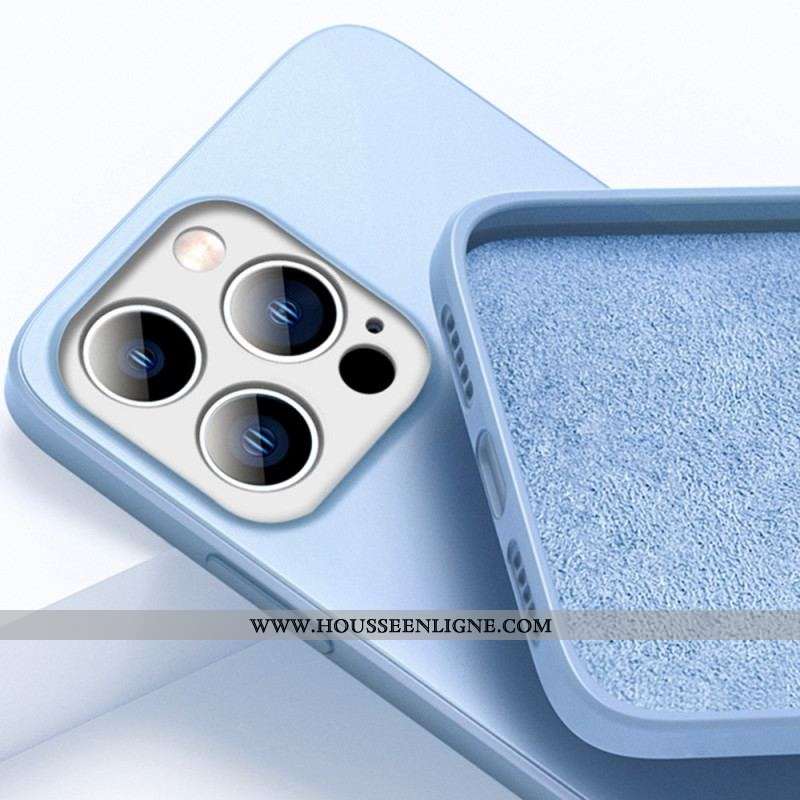 Coque iPhone 14 Silicone Luxe