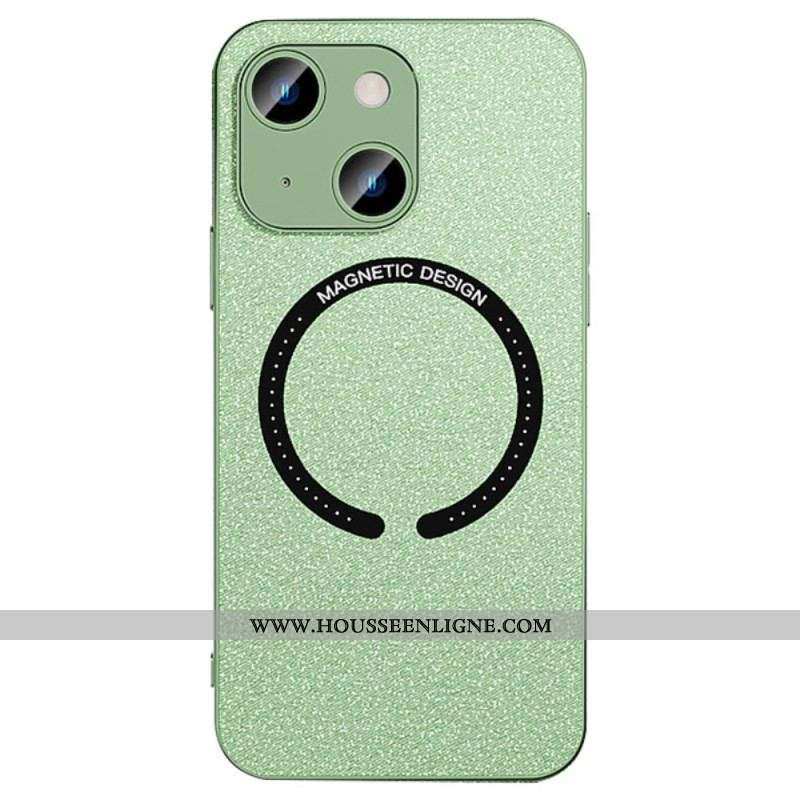 Coque iPhone 14 Simili Cuir Compatible Magsafe