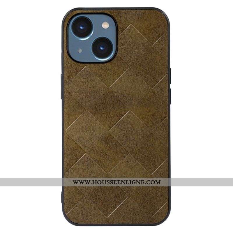 Coque iPhone 14 Texture Tissée