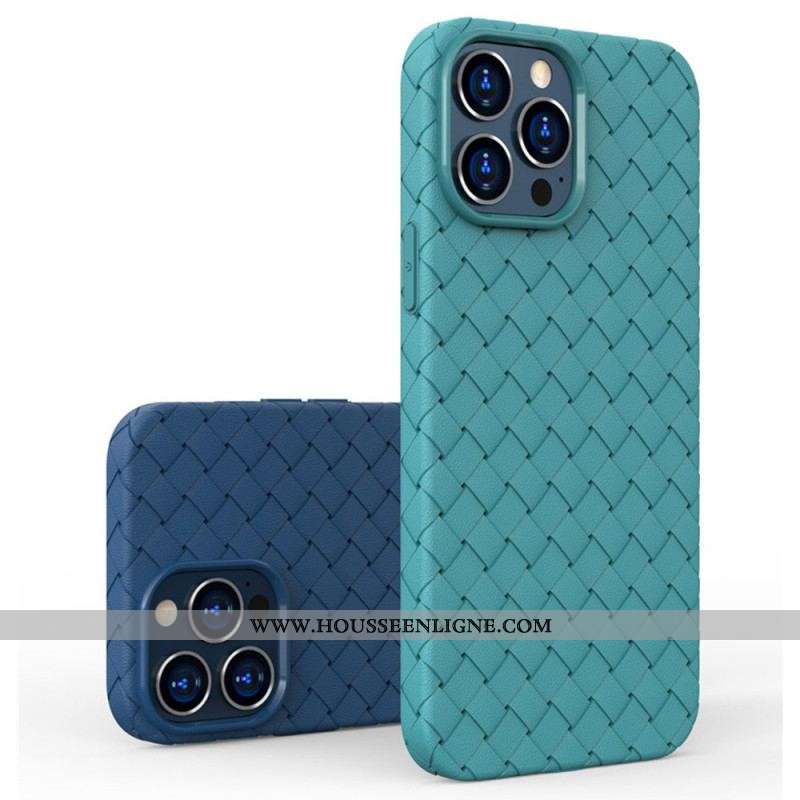 Coque iPhone 14 Tissée