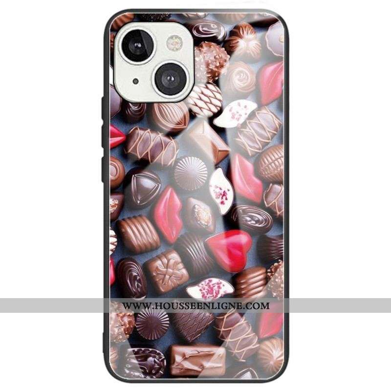 Coque iPhone 14 Verre Trempé Chocolats