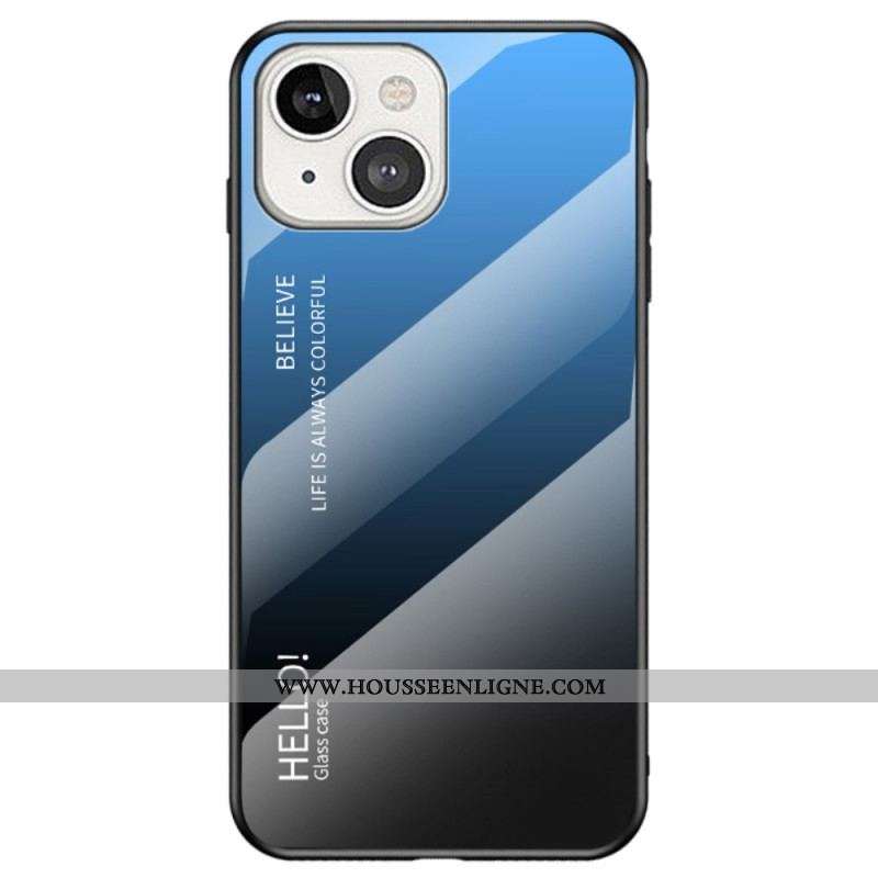Coque iPhone 14 Verre Trempé Hello