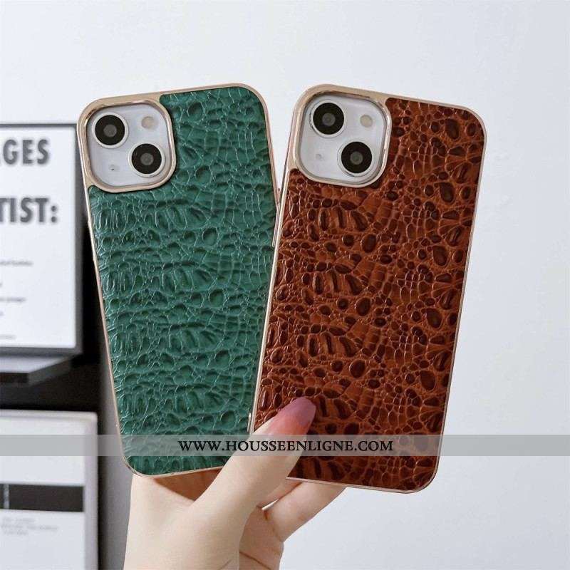 Coque iPhone 14 Véritable Cuir