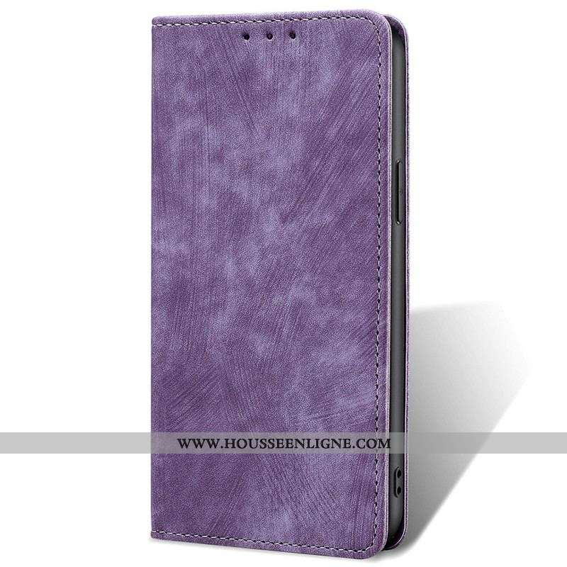 Flip Cover Huawei Mate 50 Pro Simili Cuir Rétro