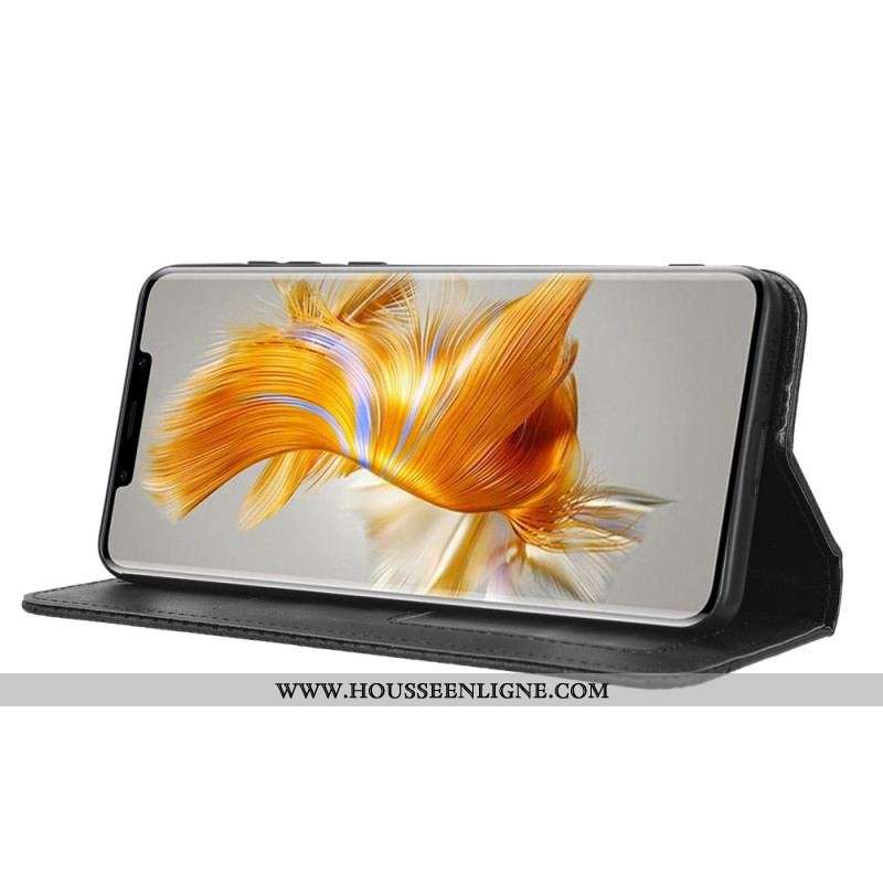 Flip Cover Huawei Mate 50 Pro Style Cuir Vintage