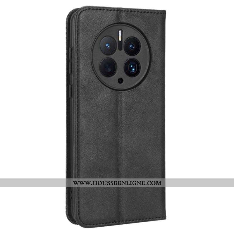 Flip Cover Huawei Mate 50 Pro Style Cuir Vintage