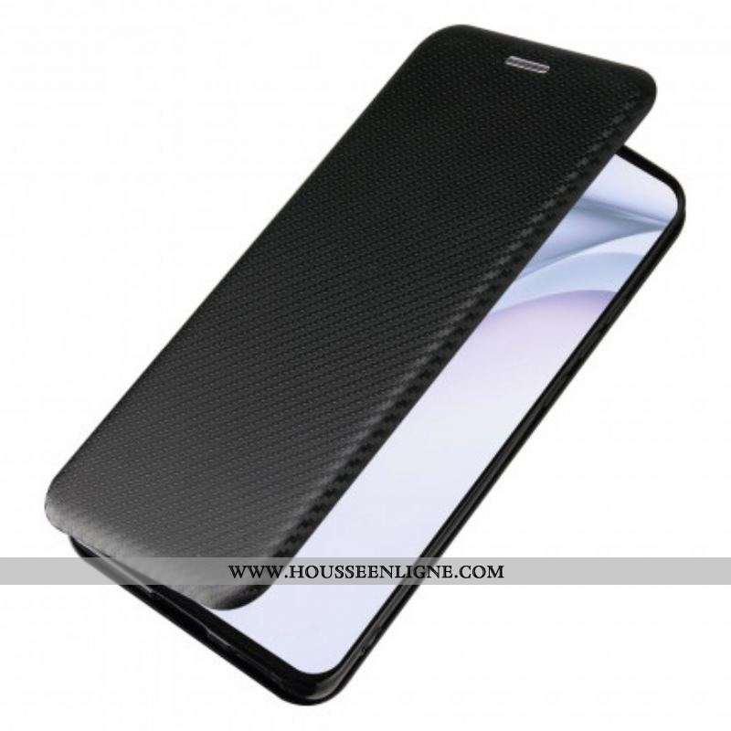 Flip Cover Huawei P50 Pro Fibre Carbone