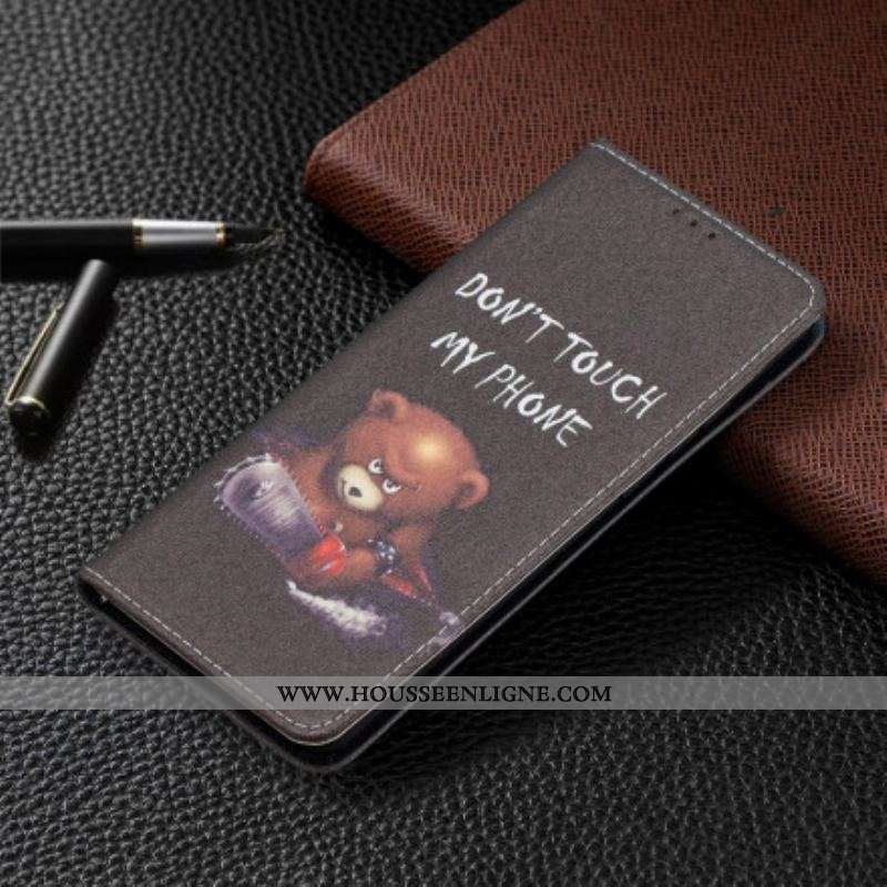 Flip Cover Huawei P50 Pro Ours Dangereux