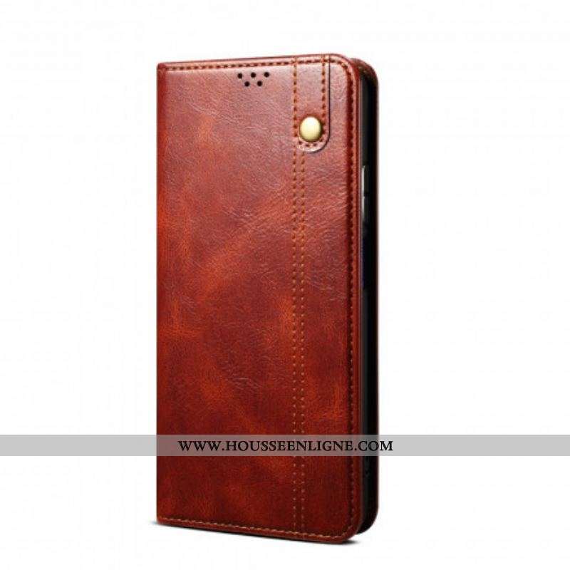 Flip Cover Huawei P50 Pro Simili Cuir Ciré