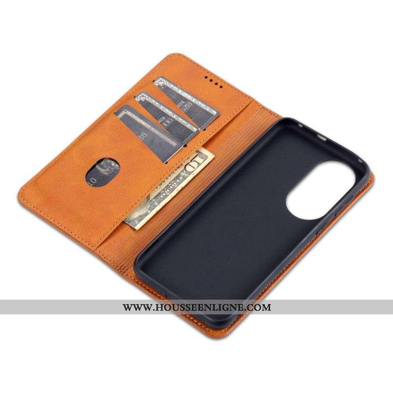 Flip Cover Huawei P50 Pro Style Cuir AZNS