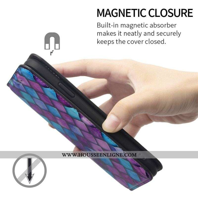 Flip Cover Moto E40 / E30 / E20 Artistique RFID