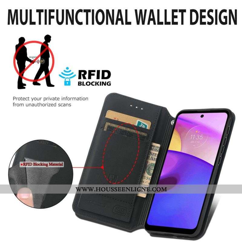 Flip Cover Moto E40 / E30 / E20 Artistique RFID