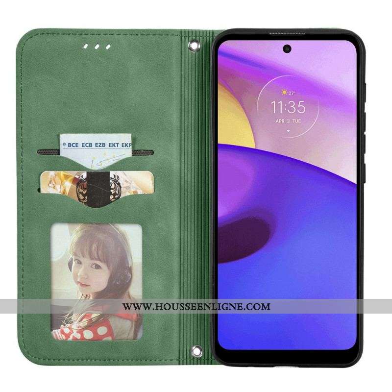 Flip Cover Moto E40 / E30 / E20 Skin-Touch Design